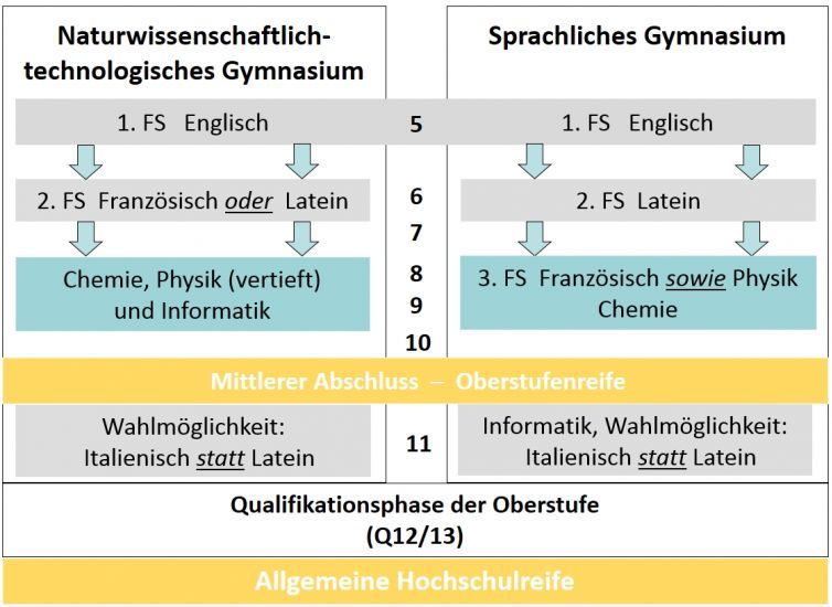&Uuml;bersicht Ausbildungsrichtungen AFG