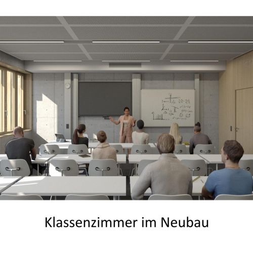 Klassenzimmer im Neubau 2 AFG